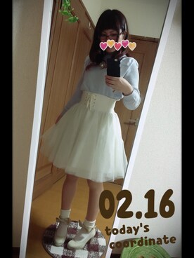 いぶきさん(レディース・156cm)の冬コーディネート