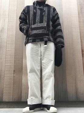 Newworkersさん（メンズ・175cm）の冬コーディネート