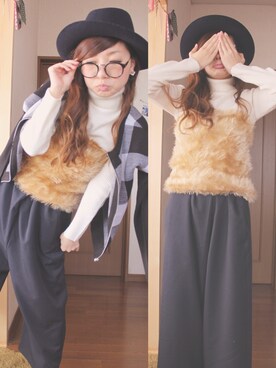 cana.さん(レディース・152cm)の冬コーディネート