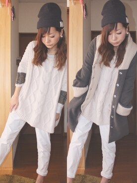 cana.さん(レディース・152cm)の冬コーディネート