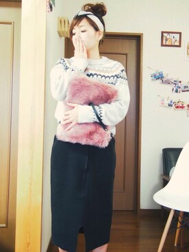 cana.さん（レディース・152cm）の冬コーディネート