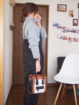 「Daniel Wellington（ダニエルウェリントン）の【Daniel Wellington】レザーバンド３６ＭＭ（アナログ腕時計）」を使った、cana.さん（レディース・152cm）の冬コーディネート