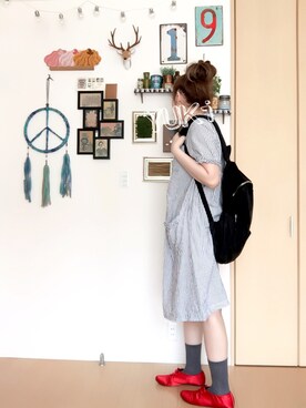 「PHENOMENON（フェノメノン）のアイテム」を使った、YUKiさん（レディース・170cm）の春コーディネート