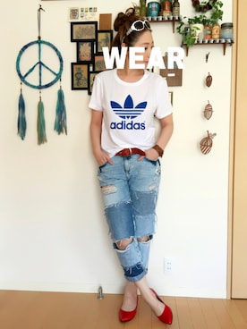 「and it_（アンドイット）のアイテム（アクセサリー）」を使った、YUKiさん（レディース・170cm）の夏コーディネート