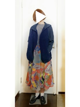 「PAR ICI」｜「アイテム（その他シューズ）」を使った、koppaさん（レディース・160cm）の秋コーディネート