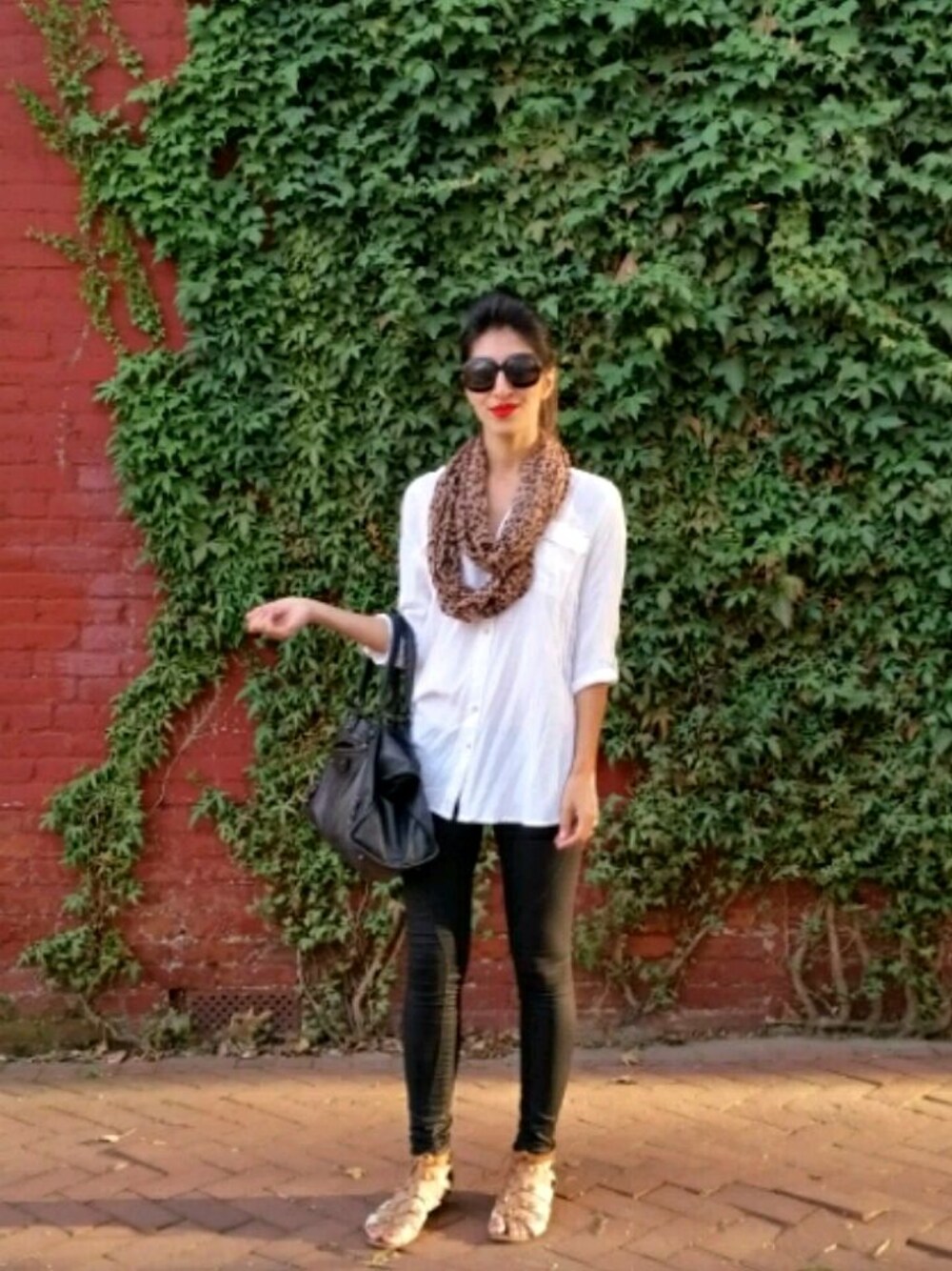 エキプモン レディース シャツ トップス Slim Signature Silk Leopard Print Shirt 取寄) エキップモン レディース スリム シグニチャー ブラウザ