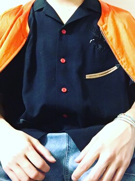「アイテム（バングル/リストバンド）」を使った、freddie さん（メンズ・170cm・20代）の春コーディネート