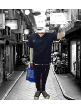「CONVERSE（コンバース）のCONVERSE / LEA ALL STAR HI（スニーカー、ブラック系）」を使った、RUYUWIKIさん（メンズ）の秋コーディネート