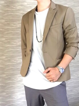 かつやさん(メンズ・173cm)の春コーディネート