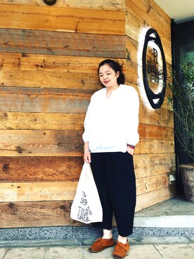 「soi-e（ソワ）のアイテム」を使った、Miyabiさん（レディース・160cm）の夏コーディネート