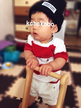 A❤︎A◡̈MaMaさん（キッズ・70cm）の夏コーディネート