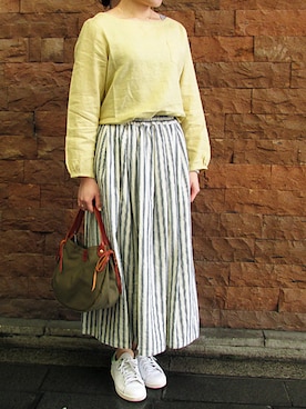 「スタンスミス」｜イリアさん（レディース・157cm）の冬コーディネート