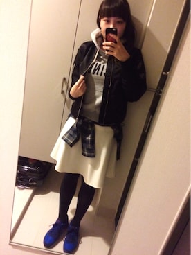 「Annc（アンク）のアイテム」を使った、M.MIKIさん（レディース・161cm）の冬コーディネート