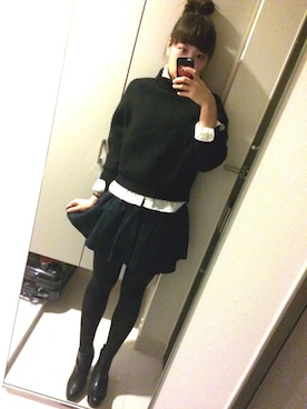 M.MIKIさん（レディース・161cm）の冬コーディネート