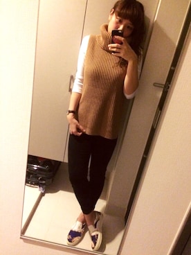 「ecruefil（エクリュフィル）のアイテム」を使った、M.MIKIさん（レディース・161cm）の春コーディネート