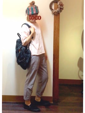 「ARCONANAN（アルコナナン）のアイテム」を使った、toco08さん（レディース・160cm）の夏コーディネート