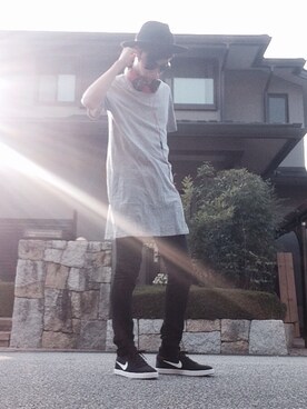 「hat」｜Tomaさん（メンズ・168cm）の夏コーディネート