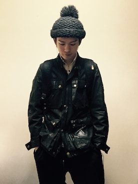 「オイルドジャケット」｜「アイテム（その他）」を使った、たろさんさん（メンズ・172cm）の秋コーディネート