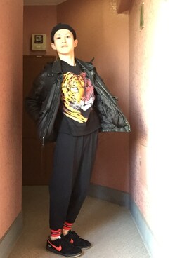 「humor」｜たろさんさん（メンズ・172cm）の冬コーディネート