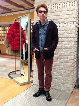 Unoさん（メンズ・163cm）の冬コーディネート