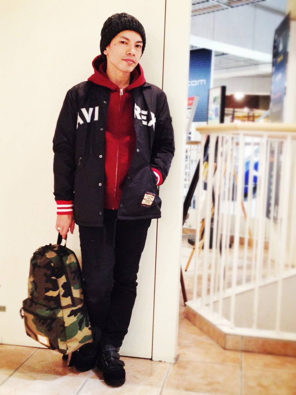 avirex/アヴィレックス/5185AVX ジャーマンパイロット ベルクロ