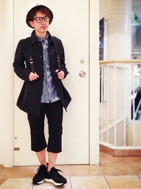 「TYPE BLUE（タイプブルー）のアイテム（シャツ/ブラウス）」を使った、Unoさん（メンズ・163cm）の春コーディネート