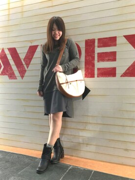 akaneさん（レディース・160cm）の冬コーディネート