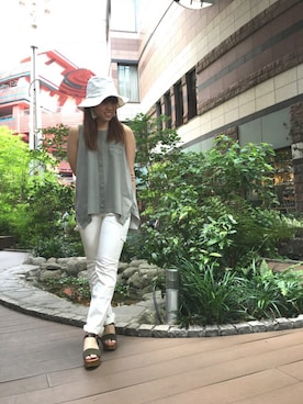 akaneさん（レディース・160cm）の夏コーディネート