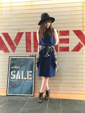 akaneさん（レディース・160cm）の夏コーディネート