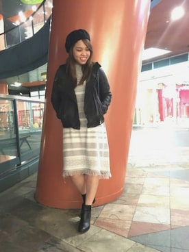 akaneさん（レディース・160cm）の秋コーディネート