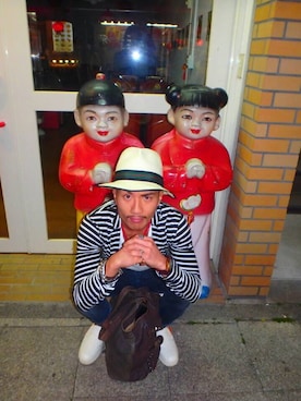 「US（アス）のアイテム」を使った、Satoshi Katsumataさん（メンズ・174cm）の春コーディネート