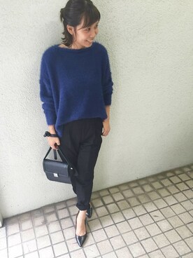 「URBAN RESEARCH DOORS WOMENS（アーバンリサーチ ドアーズ ウィメンズ）のアイテム（ニット/セーター）」を使った、kosujiさん（レディース・154cm）の秋コーディネート