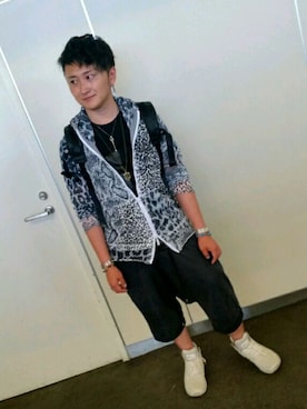 「M（エム）のアイテム（アクセサリー）」を使った、チビでもオシャレしたいんだぞ！さん（メンズ・163cm）の春コーディネート