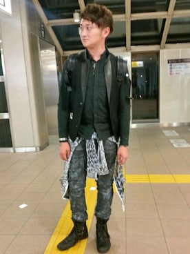「M（エム）のアイテム（アクセサリー）」を使った、チビでもオシャレしたいんだぞ！さん（メンズ・163cm）の春コーディネート