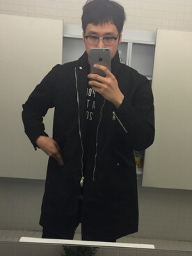 「nonnative（ノンネイティブ）のアイテム（その他アウター）」を使った、younsukcrvzy さん（メンズ・184cm）の冬コーディネート
