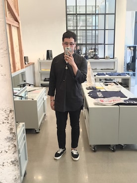 「nonnative（ノンネイティブ）のアイテム（アクセサリー）」を使った、younsukcrvzy さん（メンズ・184cm）の春コーディネート