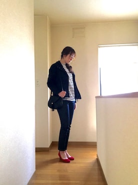 「フレンチカジュアル」｜piyonsuさん（レディース・165cm）の春コーディネート