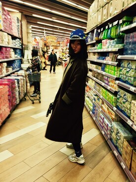 「TYAKASHAのアイテム（その他、ブルー系）」を使った、wwwingMAKさん（レディース・171cm）の冬コーディネート