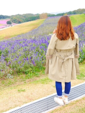 「CODEのアイテム」を使った、Chiiiiiさん（レディース・153cm）の秋コーディネート