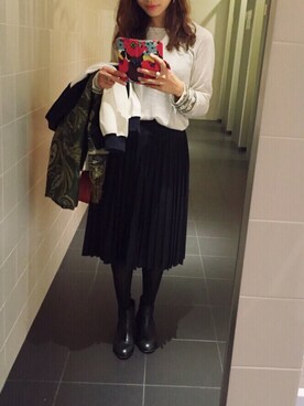 「CODEのアイテム」を使った、Chiiiiiさん（レディース・153cm）の秋コーディネート