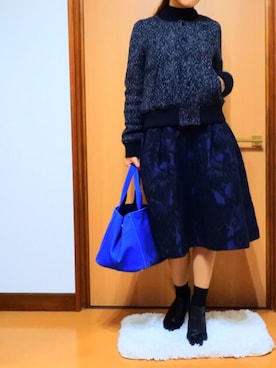 「CODEのアイテム」を使った、Chiiiiiさん（レディース・153cm）の冬コーディネート