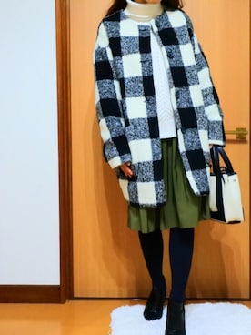 「CODEのアイテム」を使った、Chiiiiiさん（レディース・153cm）の冬コーディネート