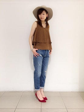 kaneharaさん（レディース・165cm）の夏コーディネート