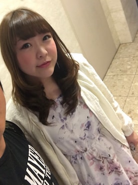 「ARROW（アロー）のアイテム（ブルゾン）」を使った、min❁さん（レディース・163cm）の春コーディネート