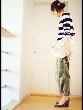 「レプシィム(LEPSIM)」｜「アイテム（カーゴパンツ）」を使った、★miki★さん（レディース・165cm）の秋コーディネート