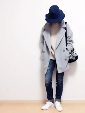 「COCUE（コキュ）のアイテム（バッグ）」を使った、★miki★さん（レディース・165cm）の冬コーディネート