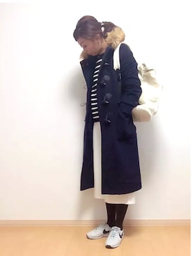 「SEVENDAYS=SUNDAY（セブンデイズサンデイ）のアイテム（ダッフルコート）」を使った、★miki★さん（レディース・165cm）の冬コーディネート