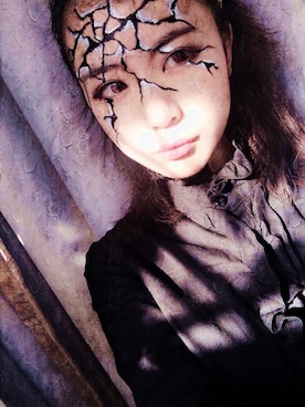 「halloween」｜「アイテム（口紅/リップティント/グロス）」を使った、Makiyoさん（レディース・161cm）の秋コーディネート