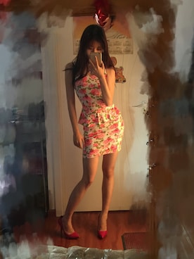 「アイテム（チュニック）」を使った、Makiyoさん（レディース・161cm・20代）の秋コーディネート