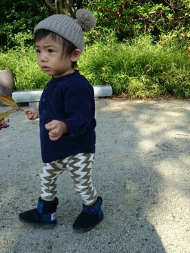 レギンス スパッツを使った １歳男の子 の人気ファッションコーディネート 季節 9月 11月 Wear